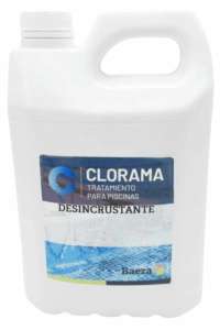 DÉTARTRANT, NETTOYANT POUR PISCINES, CLORAMA, PACK 5 LT