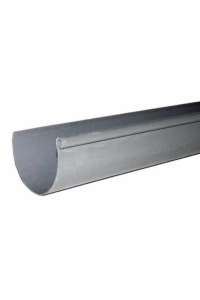 GUTTER, GRAY PVC, CA-33, (1 EDGE), SALE FORMAT, SECTION OF 1.5 METERS.