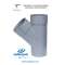 BYPASS (Y), D-90mm, 45º, PVC GRIS SANITAIRE, CONNEXIONS, FEMELLE / MÂLE, À COLLER, ADEQUA