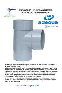 BYPASS, (T), D-75mm, 87º, PVC GRIS SANITAIRE, CONNEXIONS, FEMELLE / MÂLE, À COLLER, ADEQUA