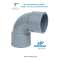 CODO PVC SANITARIO, D-50mm, 87º, HEMBRA - HEMBRA, SISTEMA DE ENCOLADO, ADEQUA.