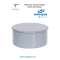 PLUG, BLIND, D-40mm, SANITARY GRAY PVC, MALE, FOR GLUING, ADEQUA.