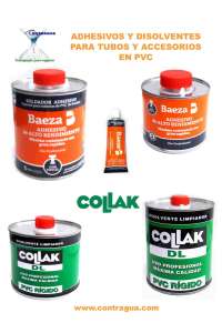 DISOLVENTE, LIMPIADOR, PARA PVC, BOTE 1000ml, COLLAK