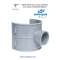 GREFFE, CLIP, D-110 / 125mm, E-40mm, FEMELLE, PVC GRIS SANITAIRE, À COLLER, ADEQUA.