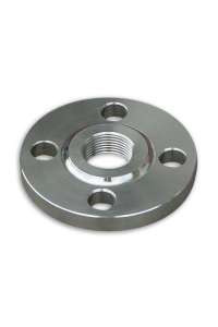 FLANGE, DN40, THREADED 1.1/2", ZINC PLATED STEEL, DIN 2502, PN16