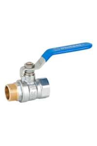 BALL VALVE, 1.1/4", HANDLE, MALE-FEMALE, PN25