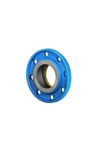 DOUBLE CHAMBER FLANGE, ANTI-TRACTION PLUG, DUCTILE IRON, FOR PE/PVC, DN65, D-75mm