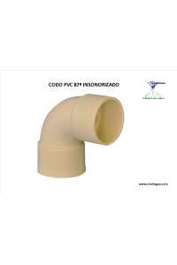 CODO, 87º, D-40mm, HEMBRA / HEMBRA, PVC INSONORIZADO, ENCOLAR