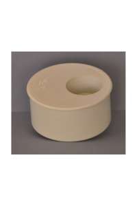 REDUCED PLUG, D-125mm / 40mm, SIMPLE, SOUNDPROOF PVC, MALE, FOR GLUING.