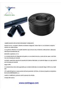 ROLL 400 METERS TUBE BICAPA 16mm, DRIP TURBULENTO 2,2L / H, DISTANCE BETWEEN DRIPPERS 100cm.
