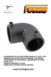 ELBOW, D-32mm, 90º, ELECTRO-WELDABLE, PN16