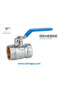 VANNE A BOULE, 2", CONNEXION FEMELLE-FEMELLE, PN25, GENEBRE.