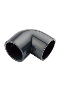 COUDE PVC, PRESSION, 90º, D-32mm, PN16, COLLE, F - F, 01714, CEPEX.