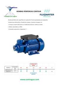 PERIPHERAL PUMP, 0.5 HP, CONTOUR, 230V, FLUQWATER